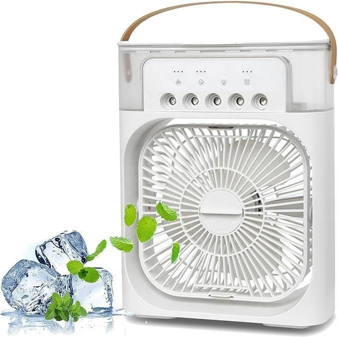 Arctic Breeze Pro: Advanced USB Evaporative Air Cooler &amp; Personal Fan with Intelligent Climate Control